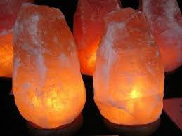 Himalayan Original Pink 2-3 Kg Rock Salt Lamp from Pakistan - recommended to purify the air and improve mood